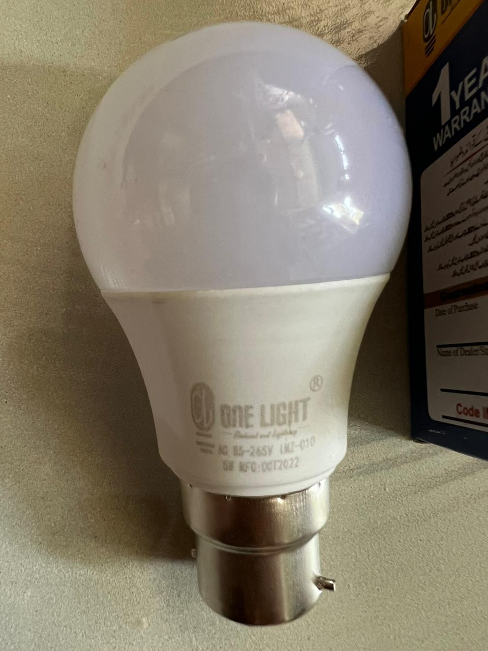 one light led 5 watt blub